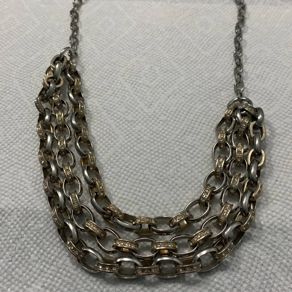 Loft silver and gold necklace
